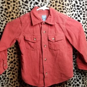 Long Sleeved Corduroy Gap Shirt